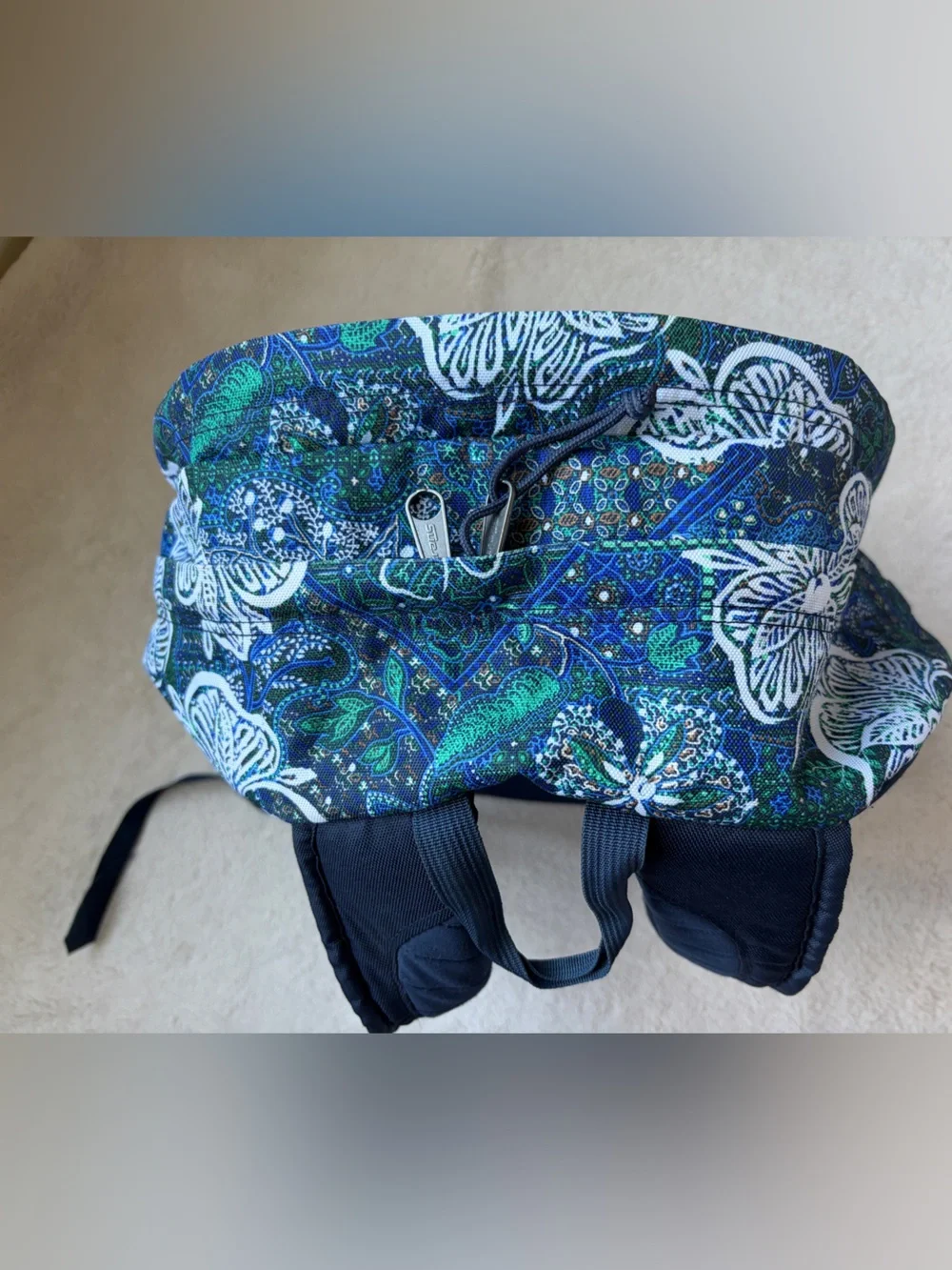 Trans by Jansport Blue & Green Floral Backpack